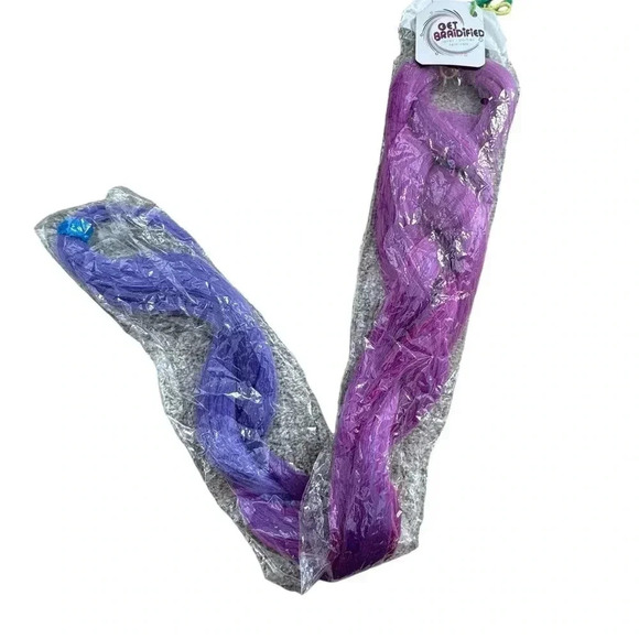 Twinkle purple ombré Get Braidified Hair festivals raves - Picture 3 of 6